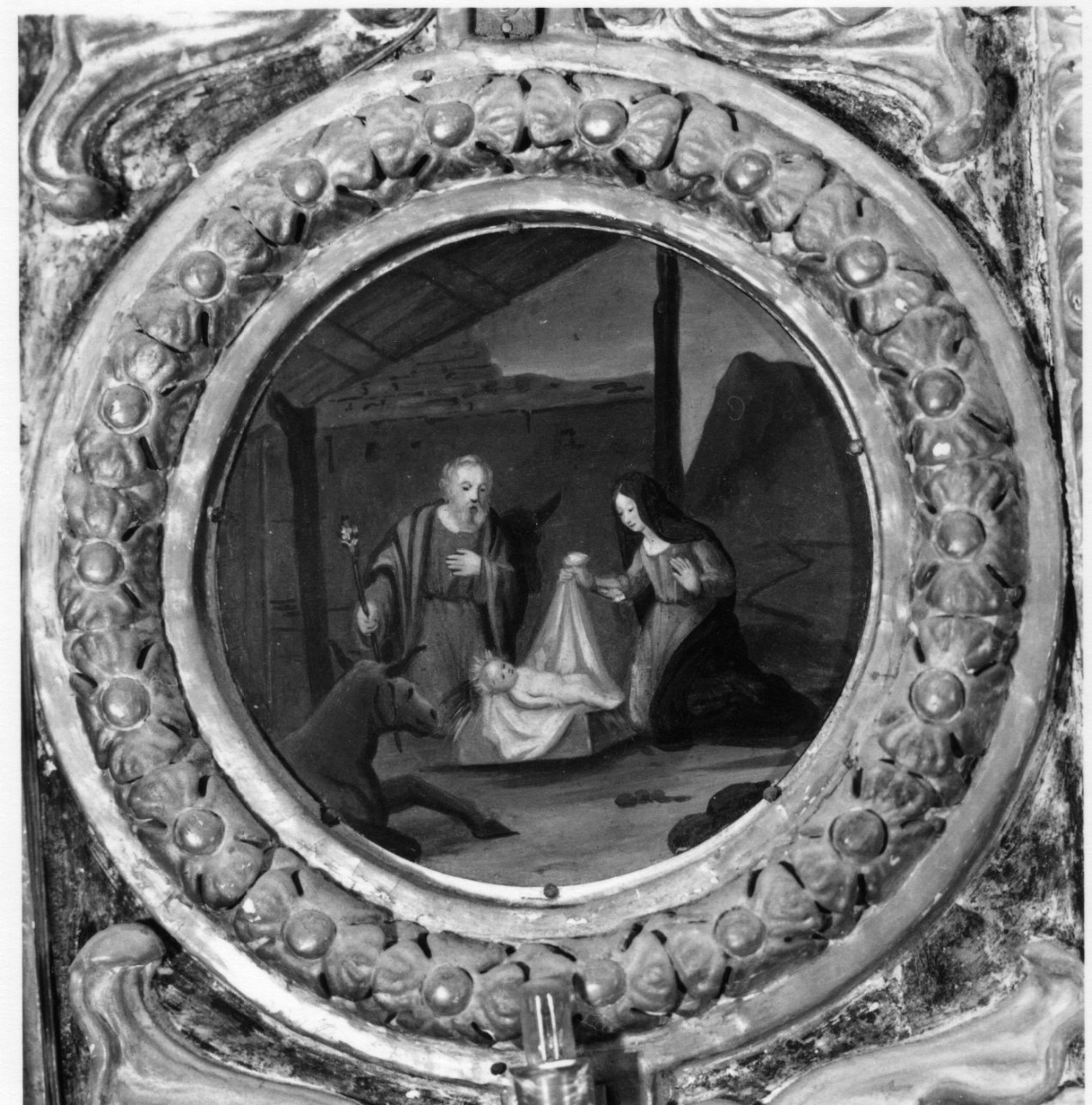 natività di Gesù (dipinto) - ambito piemontese (metà sec. XIX)