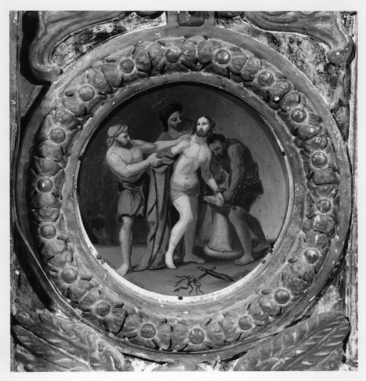 flagellazione di Cristo (dipinto) - ambito piemontese (metà sec. XIX)