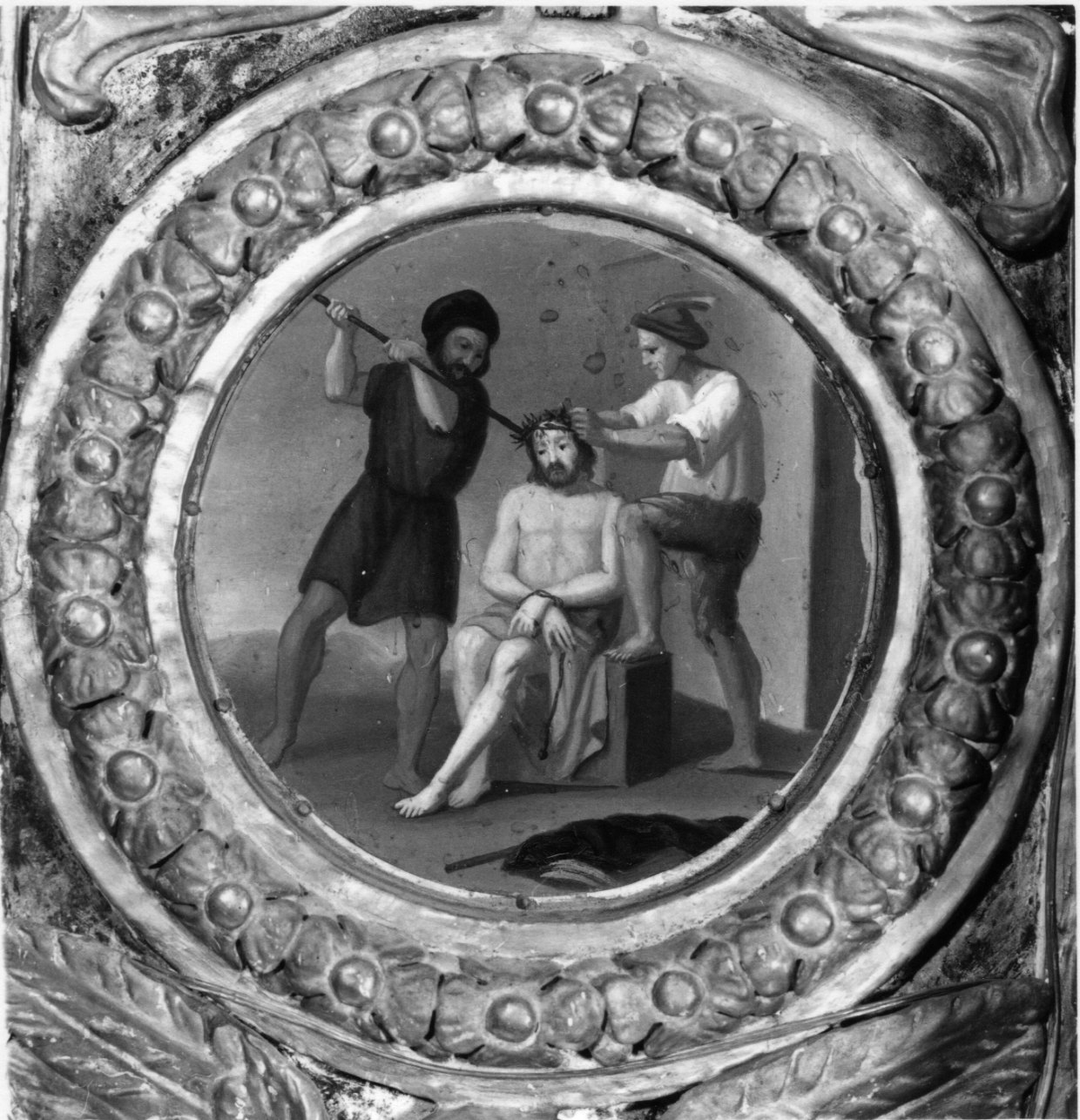 incoronazione di spine (dipinto) - ambito piemontese (metà sec. XIX)