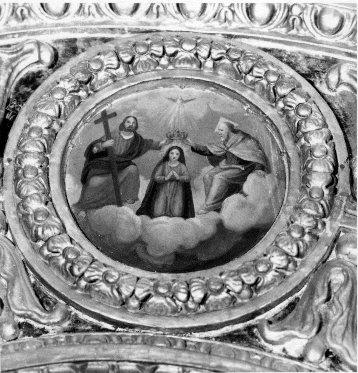 incoronazione di Maria Vergine (dipinto) - ambito piemontese (metà sec. XIX)