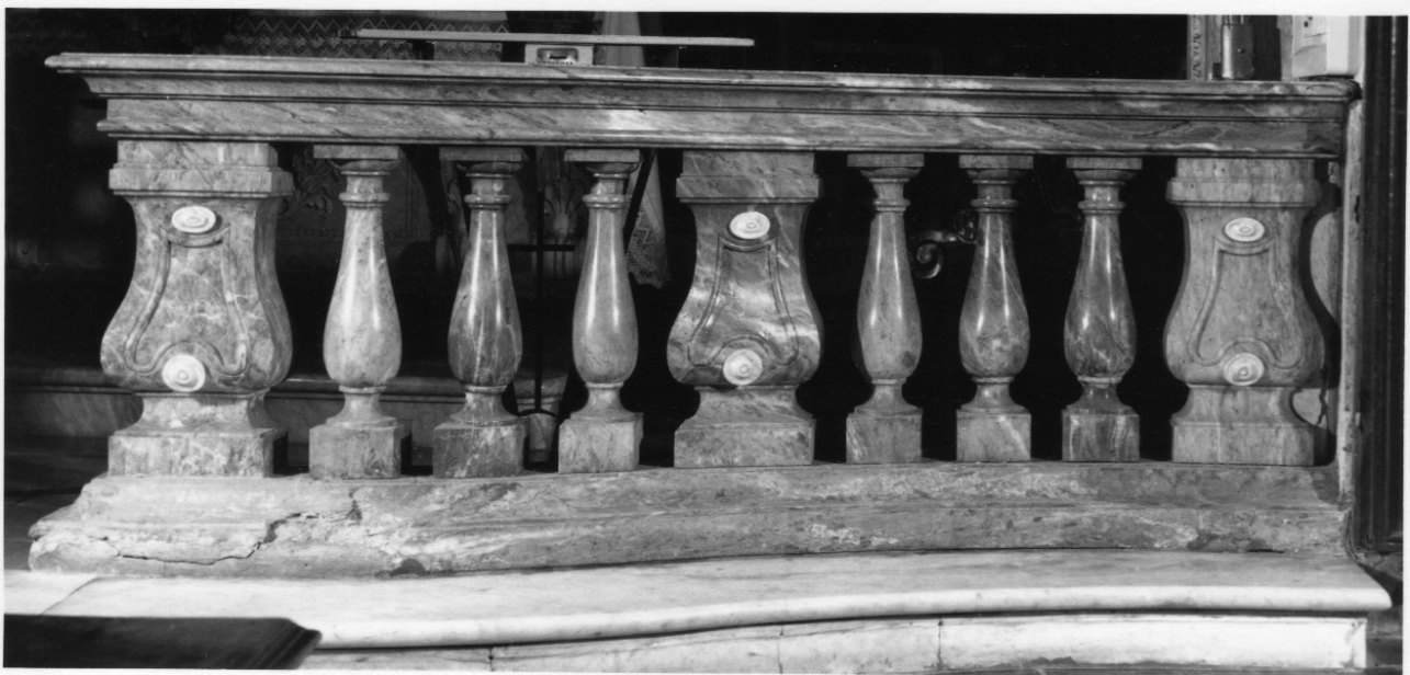 balaustrata, opera isolata - bottega piemontese (sec. XIX)