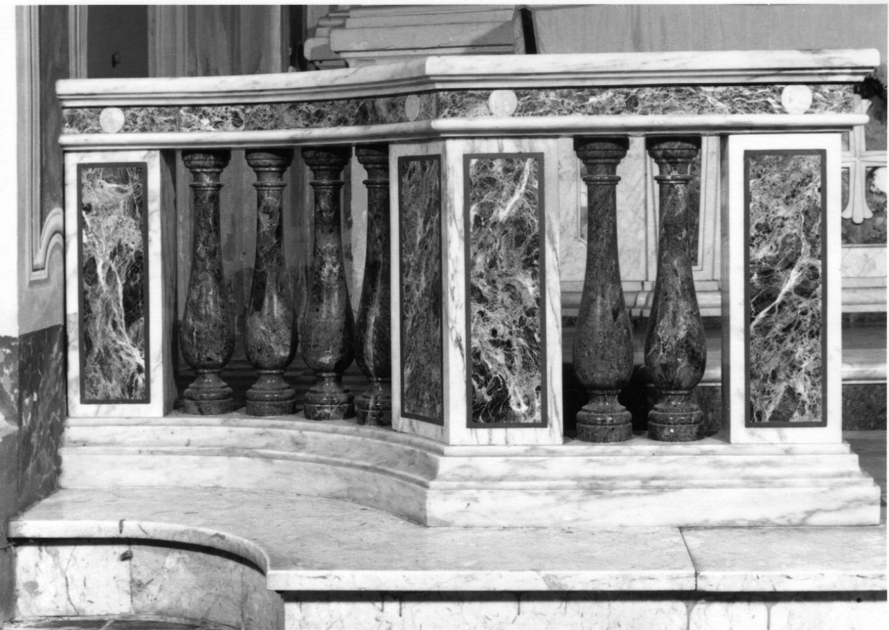 balaustrata, opera isolata di Bondielli Alberto (seconda metà sec. XX)