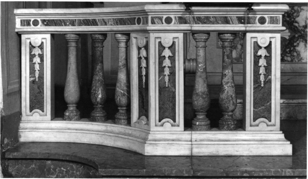 balaustrata, opera isolata di Bondielli Alberto (metà sec. XX)