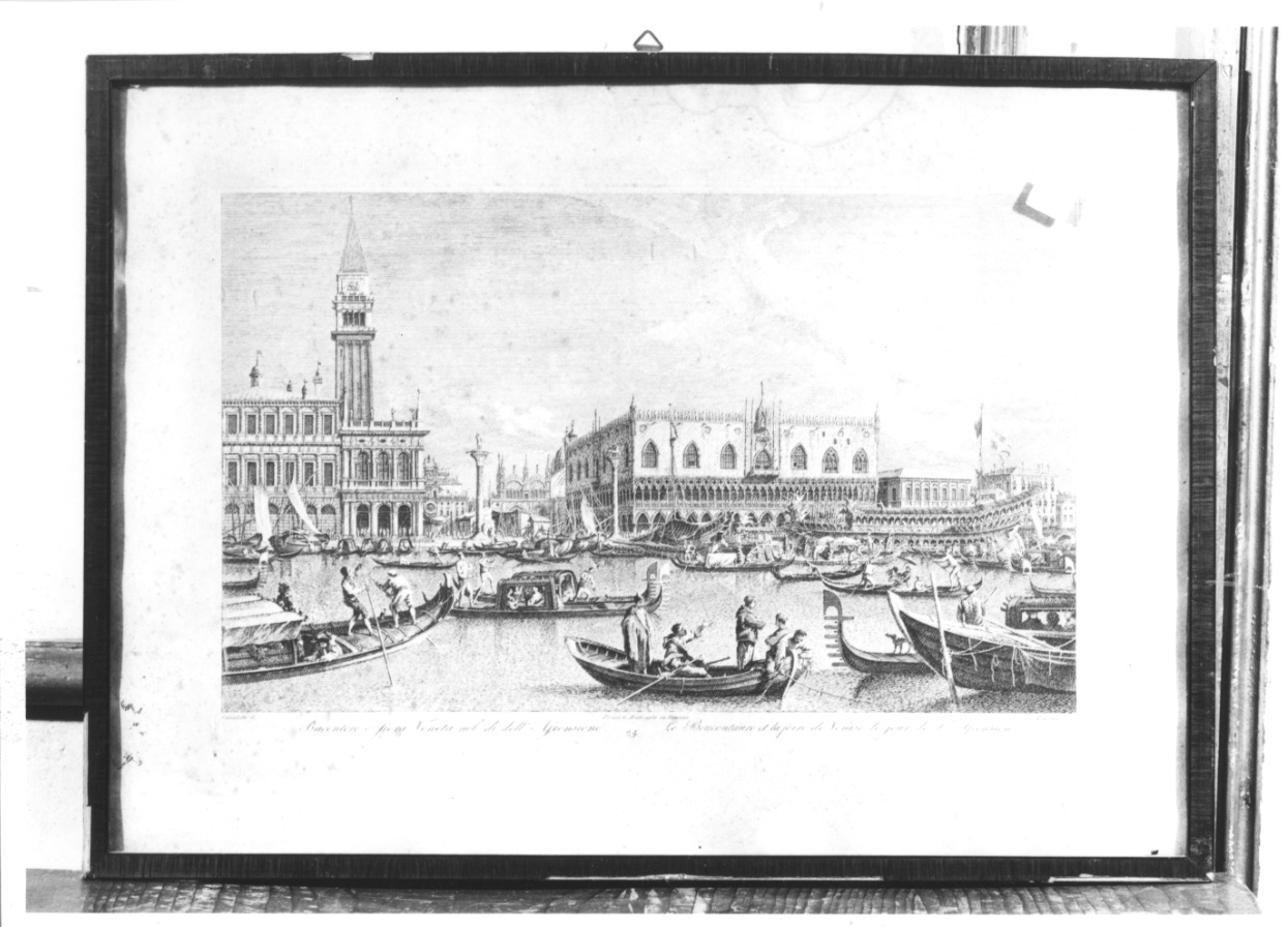 veduta di Venezia (stampa, elemento d'insieme) di Canal Giovanni Antonio detto Canaletto, Visentini Antonio (secondo quarto sec. XIX)