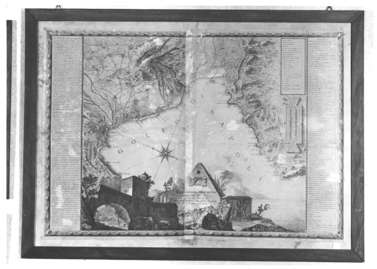 carta geografica di Napoli (stampa) di Morghen Filippo, Piccinino Felice (terzo quarto sec. XVIII)