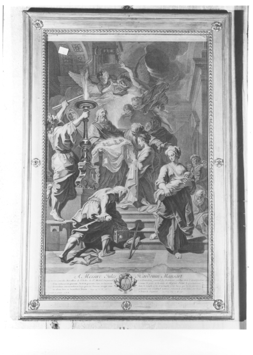 presentazione di Gesù al tempio (stampa) di Jouvenet Jean Baptiste, Loir Alexis (inizio sec. XVIII)