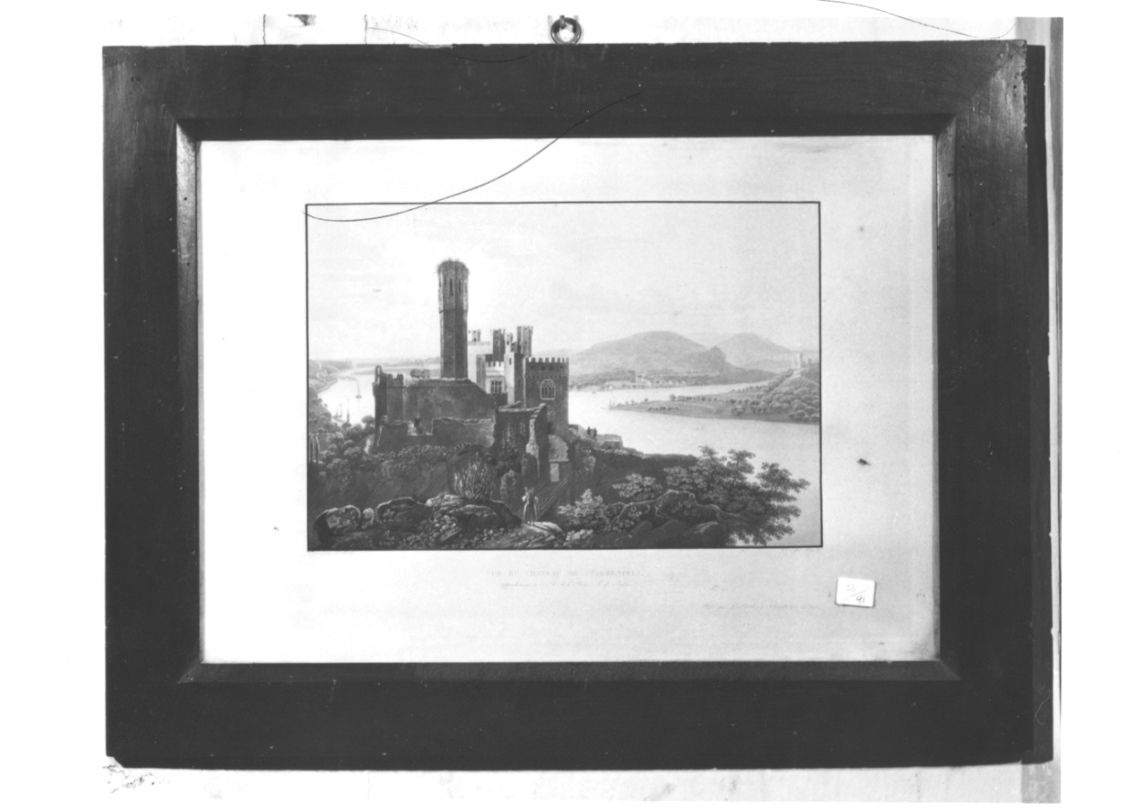 veduta del castello di Stolzenfels (stampa) di Bleuler Luis, Himely Sigismond (secondo quarto sec. XIX)