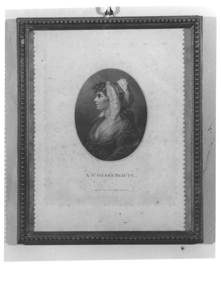 ritratto di donna (stampa) di Bartolozzi Francesco, Benwell John Hodges (ultimo quarto sec. XVIII)