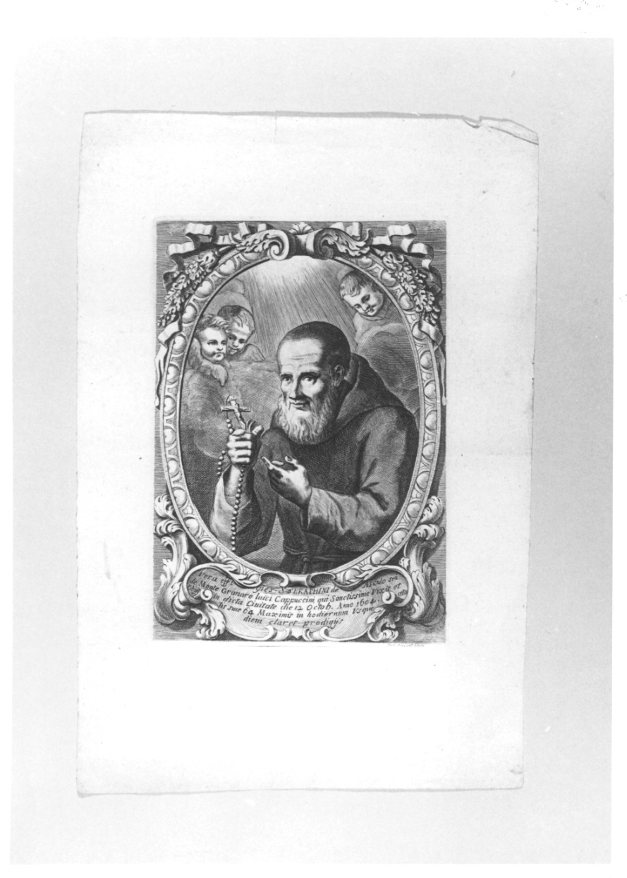 San Serafino (stampa) di Pinh. Vincent (seconda metà sec. XVIII)
