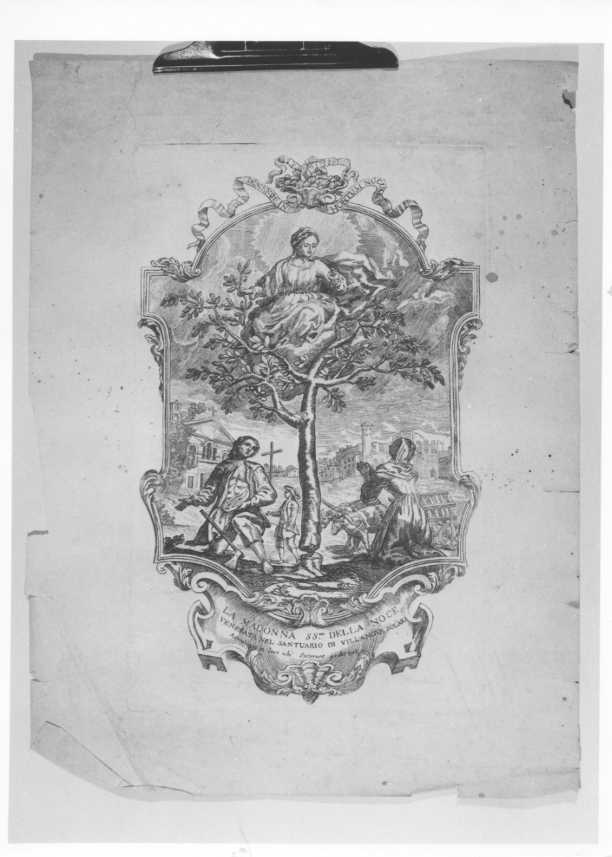 Madonna della Noce di Villanova Solaro (stampa) - ambito piemontese (metà sec. XVIII)
