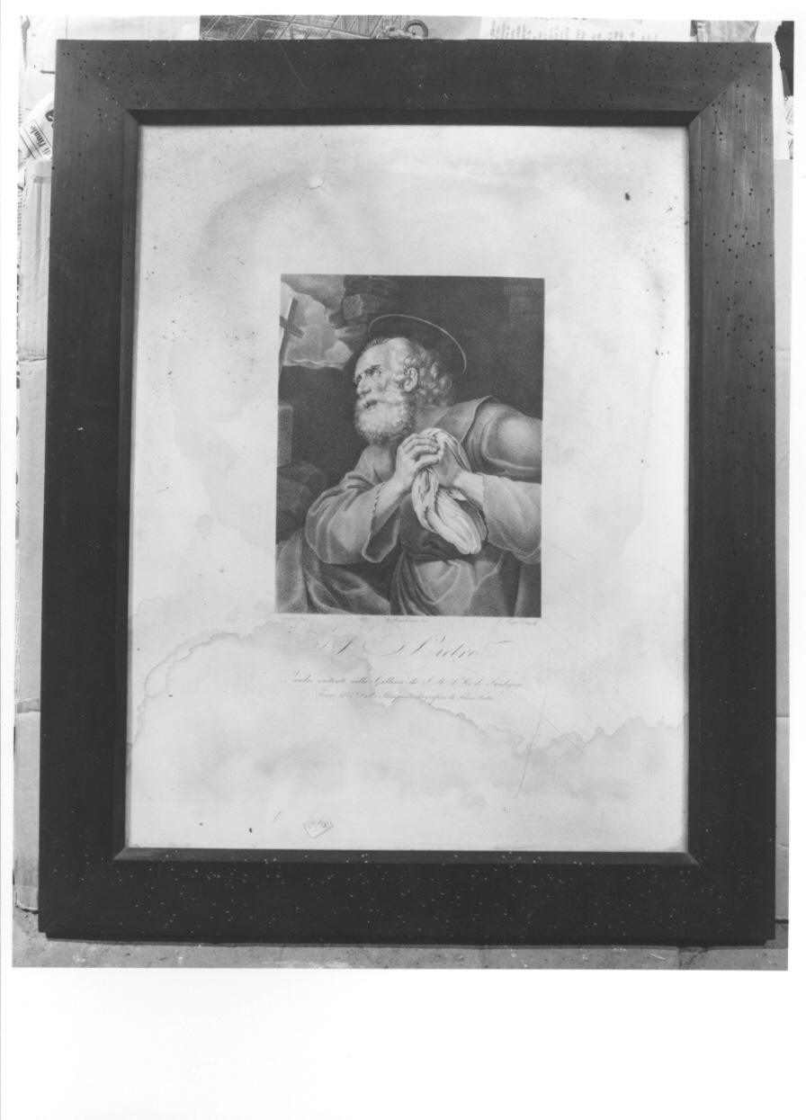 San Pietro (stampa) di Boucheron Angelo Michele, Carracci Annibale, Poggioli Luigi (secondo quarto sec. XIX)