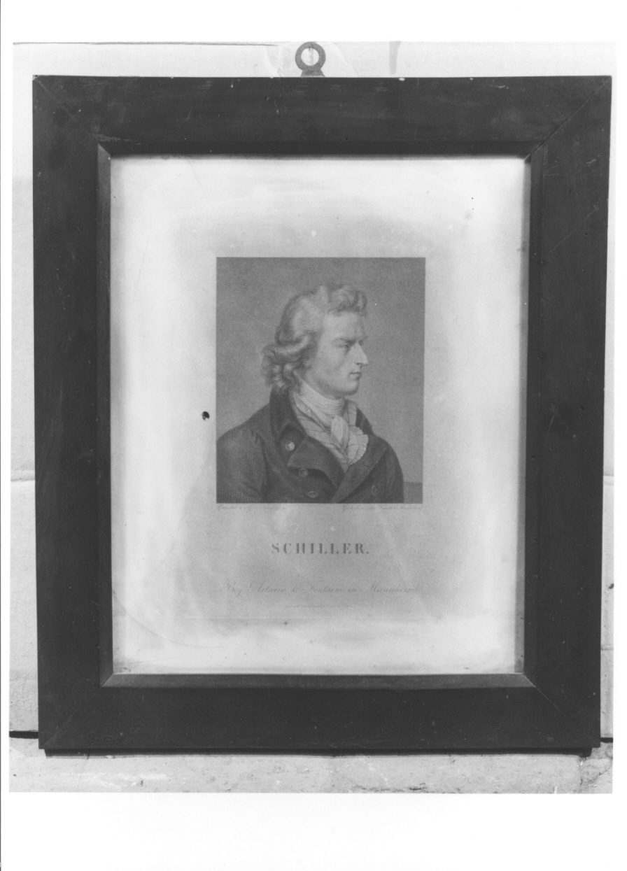 ritratto a mezzo busto di Friedrich Schiller (stampa, serie) di Anderloni Faustino, Von Kugelgen Gerhard (prima metà sec. XIX)