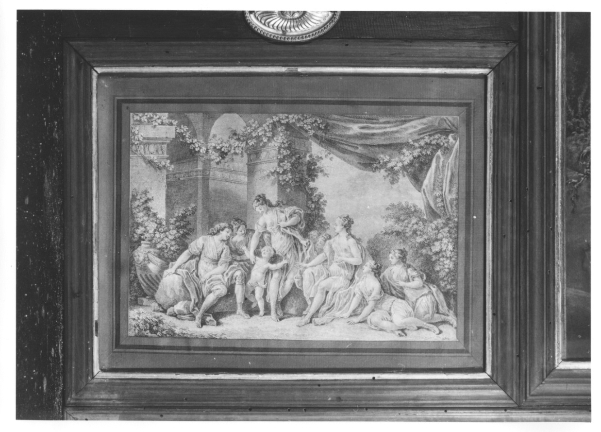 Telemaco nel giardino di Calipso (stampa) - ambito francese (ultimo quarto sec. XVIII)