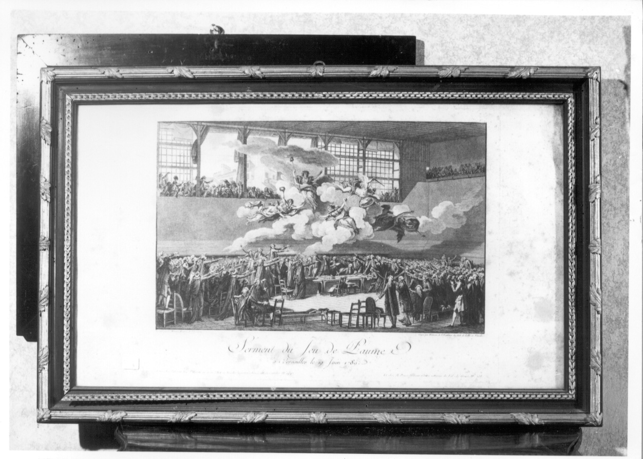 giuramento della Pallacorda (stampa, serie) di Helman Isidore Stanislas Henri, Monnet Charles (fine sec. XVIII)