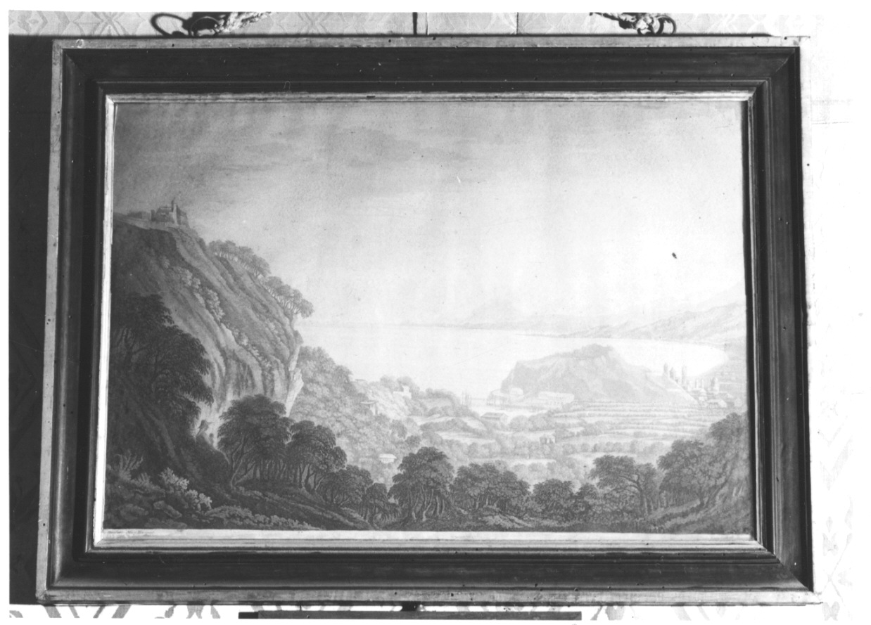 paesaggio collinare (stampa) - ambito inglese (primo quarto sec. XIX)