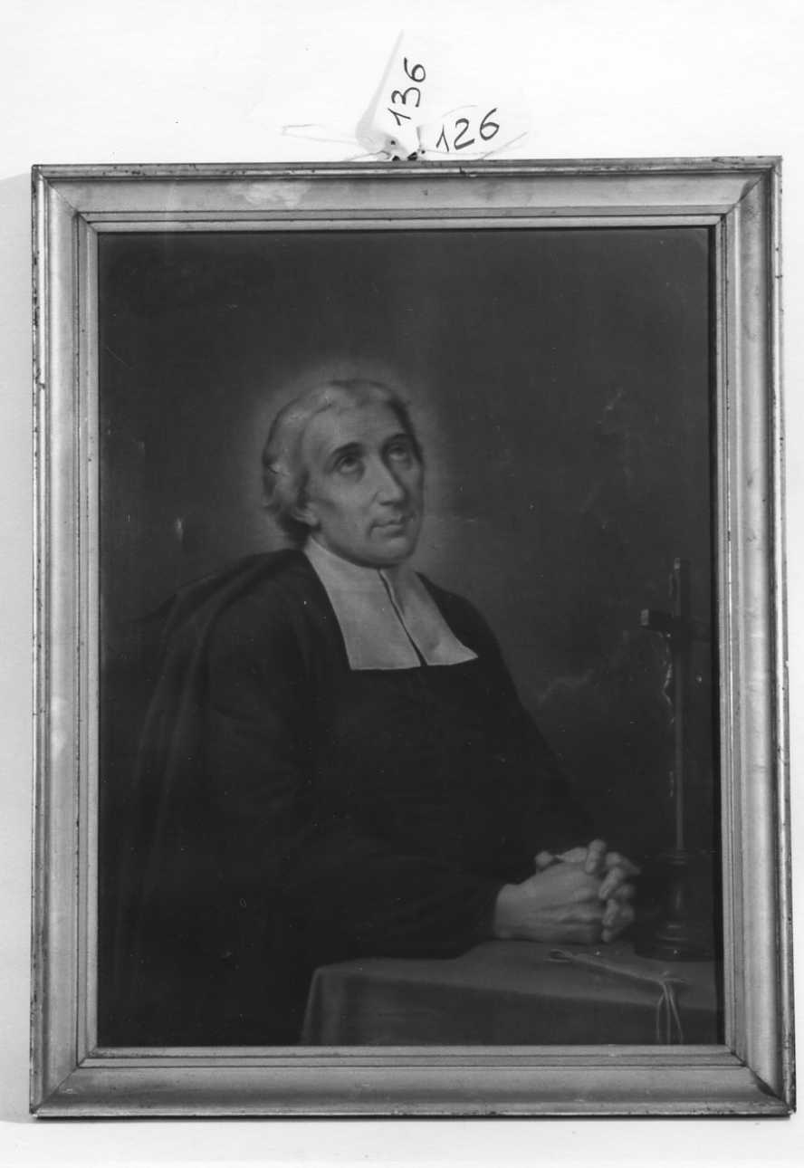 ritratto di ecclesiastico (stampa a colori) di Gagliardi F (metà sec. XVII)