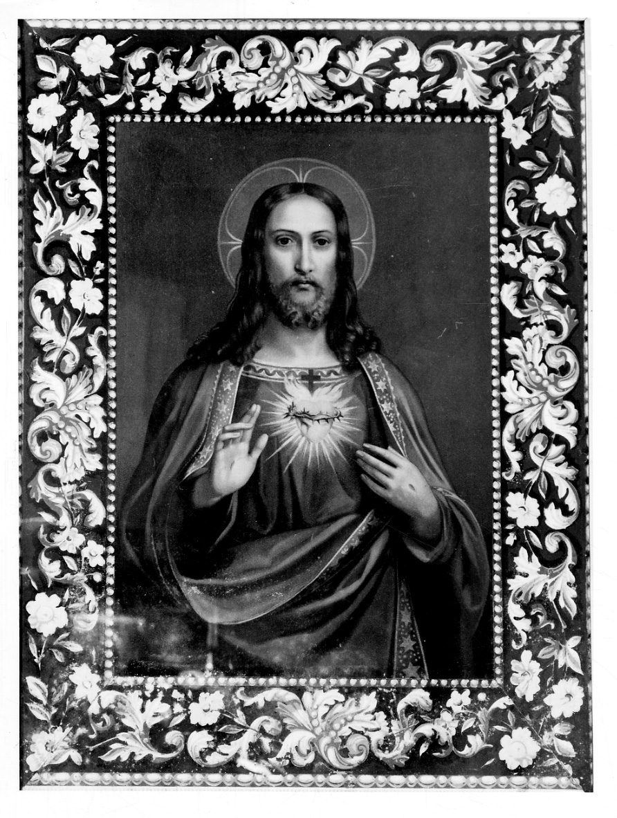 Sacro Cuore di Gesù (stampa a colori) - ambito piemontese (sec. XIX)