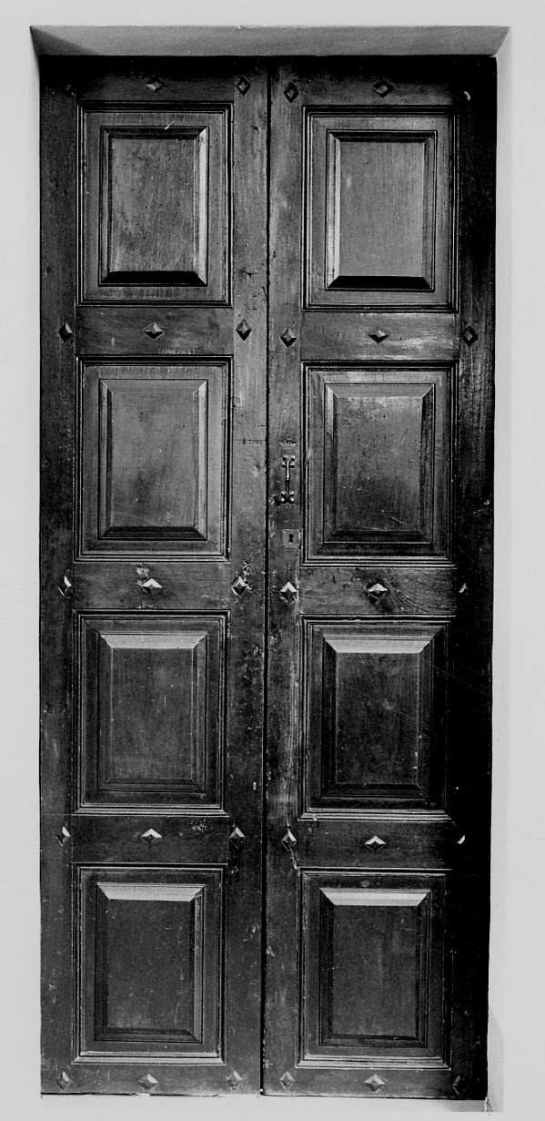 porta - a due battenti, opera isolata - bottega piemontese (seconda metà sec. XVIII)