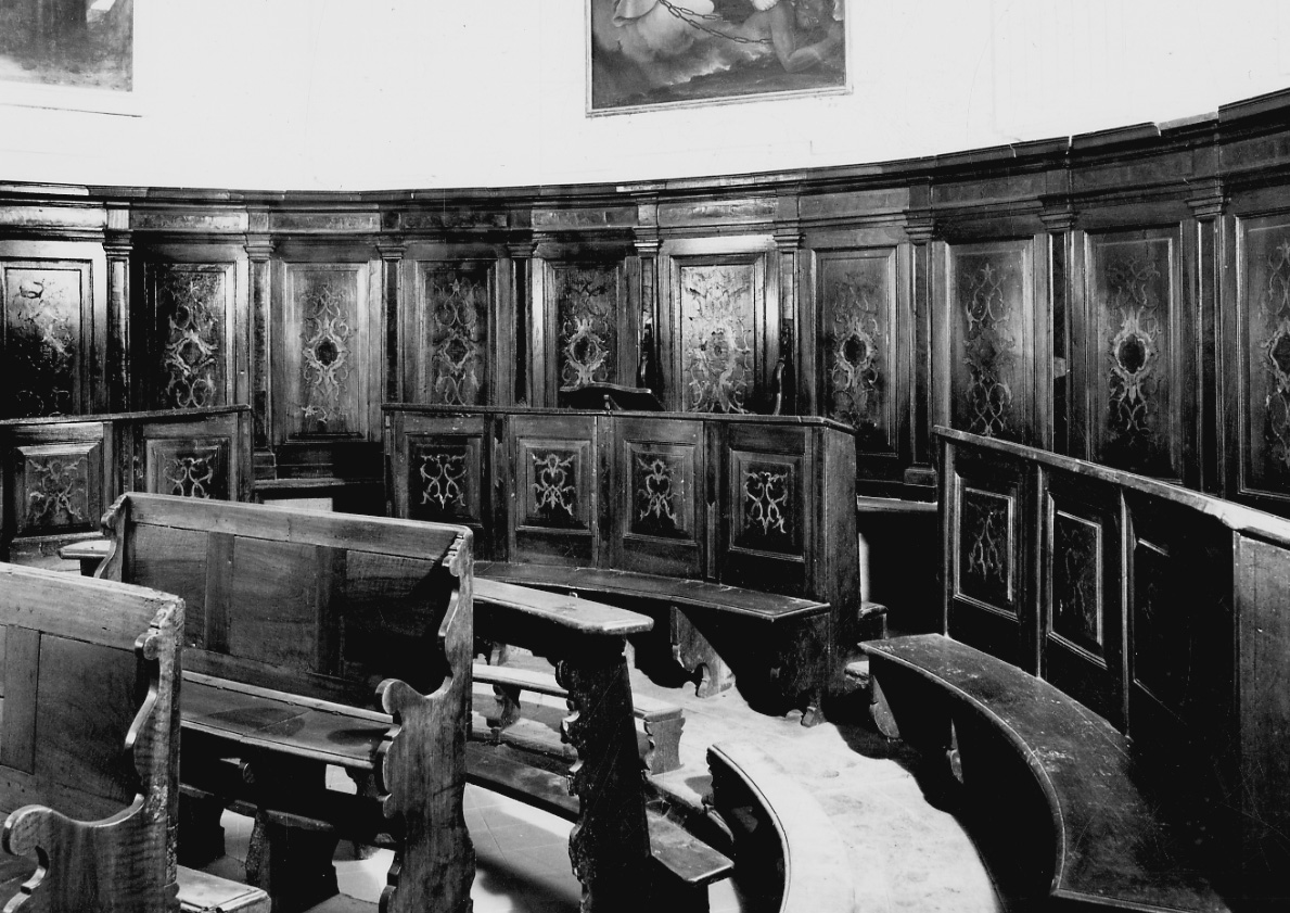 stalli del coro, insieme di Ronco Pietro Domenico (seconda metà sec. XVIII)