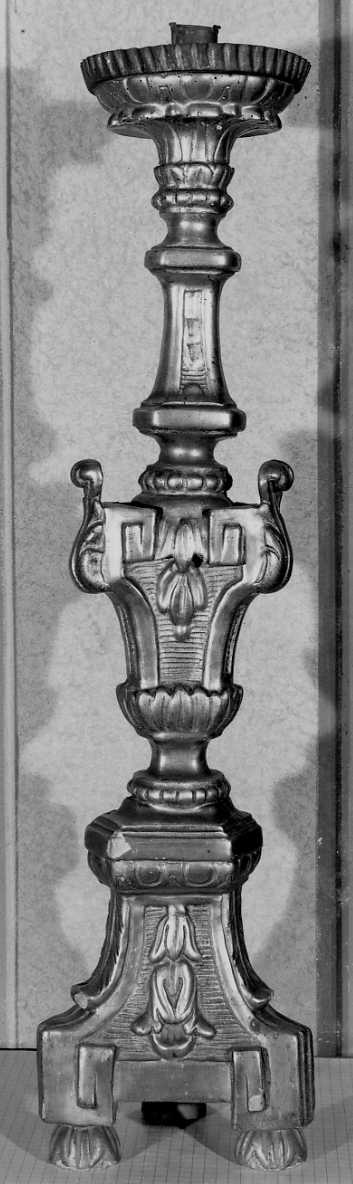 candeliere, serie - bottega piemontese (fine sec. XVIII)