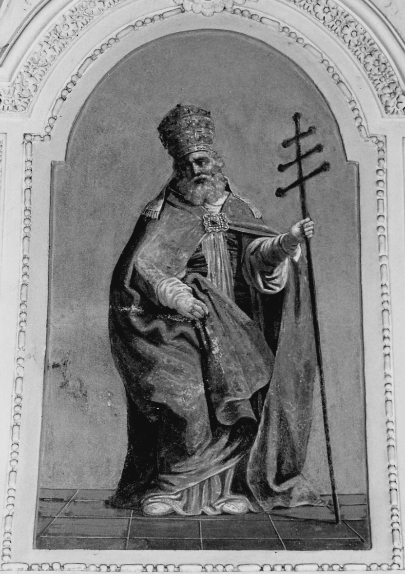 Santo vescovo (dipinto) - ambito astigiano (fine sec. XIX)