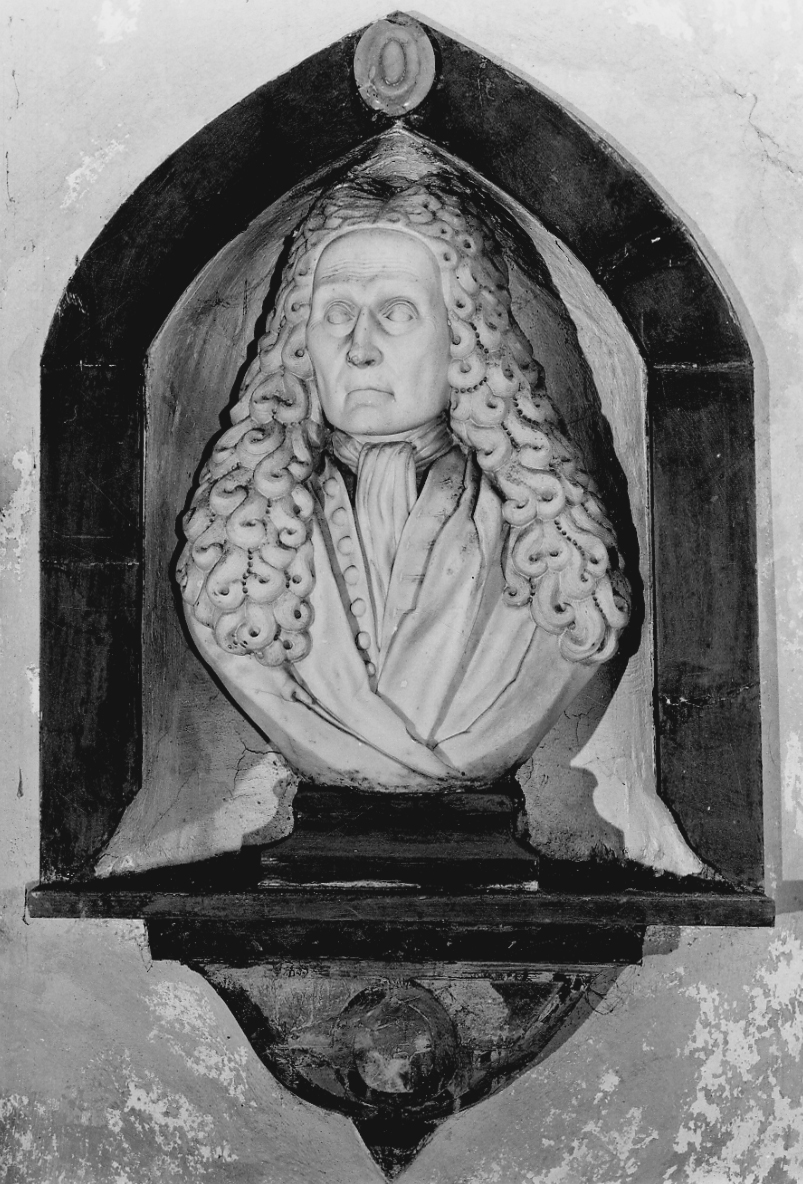 ritratto d'uomo (busto, opera isolata) - bottega astigiana (secc. XVII/ XVIII)