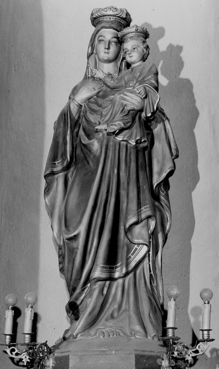 Madonna con Bambino (statua, opera isolata) - bottega astigiana (metà sec. XIX)