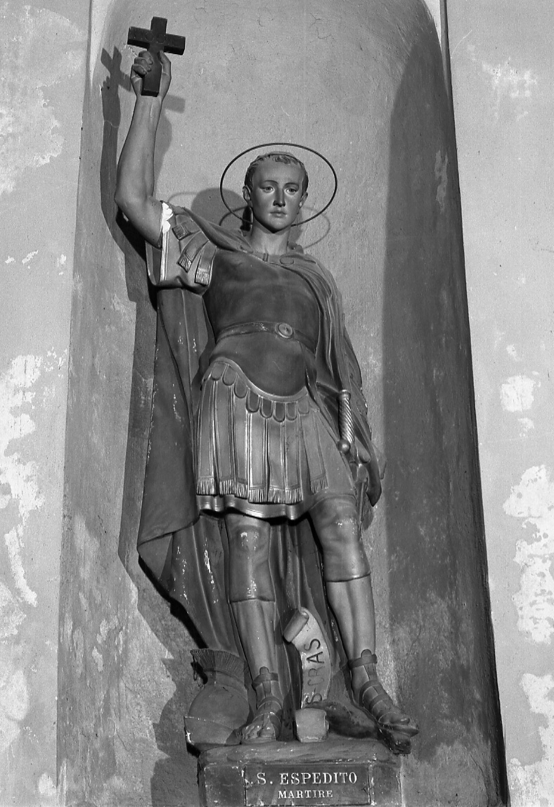 Sant'Espedito (statua, opera isolata) - bottega astigiana (metà sec. XIX)