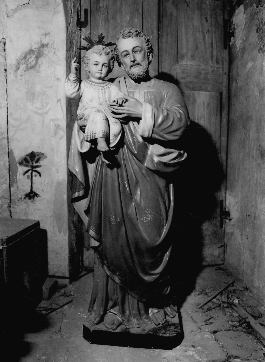 San Giuseppe e Gesù Bambino (statua, opera isolata) - bottega piemontese (prima metà sec. XX)