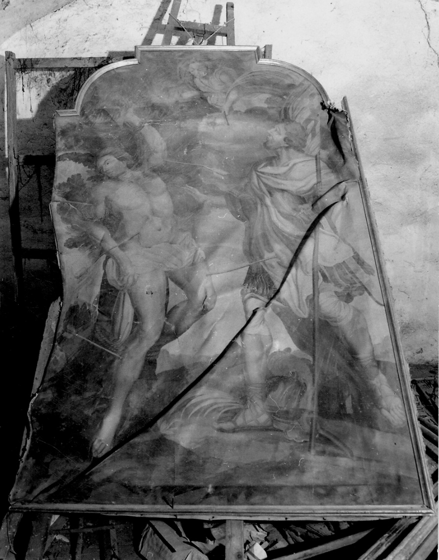 martirio di San Sebastiano (dipinto, opera isolata) - ambito piemontese (seconda metà sec. XVIII)