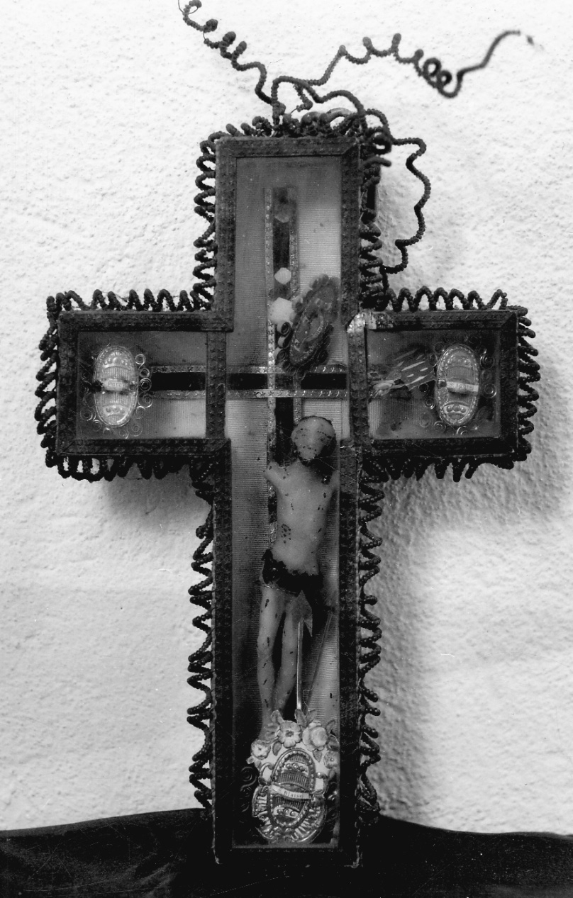 Cristo crocifisso (crocifisso, opera isolata) - bottega piemontese (metà sec. XIX)