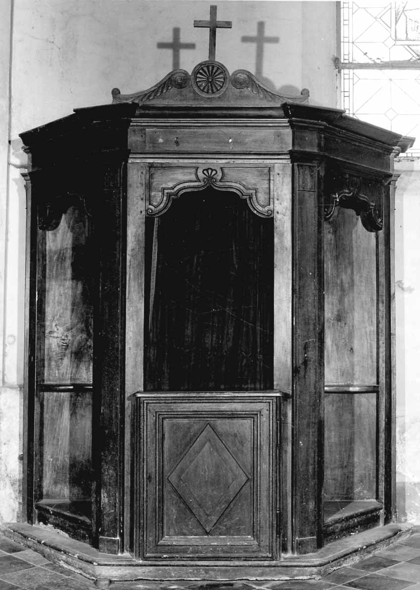 confessionale, opera isolata - bottega piemontese (primo quarto sec. XX)