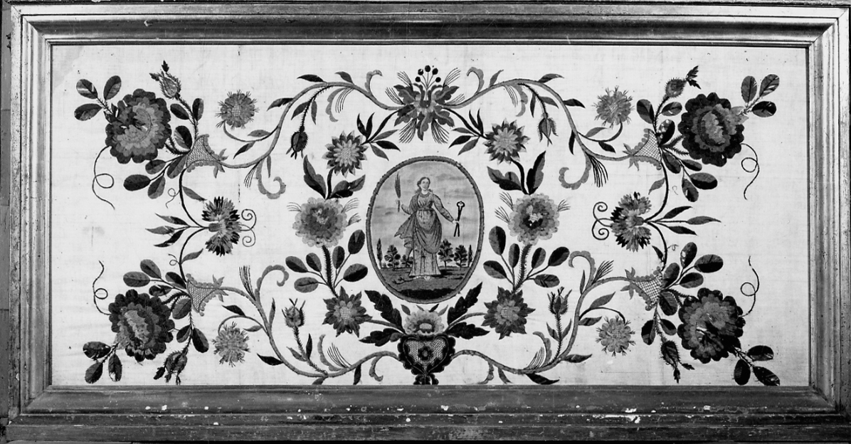 Sant'Apollonia (paliotto, opera isolata) - manifattura piemontese (sec. XIX)