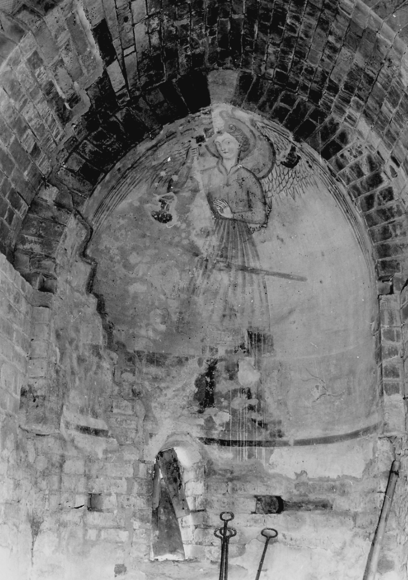San Michele Arcangelo (dipinto, frammento) - ambito astigiano (sec. XV)