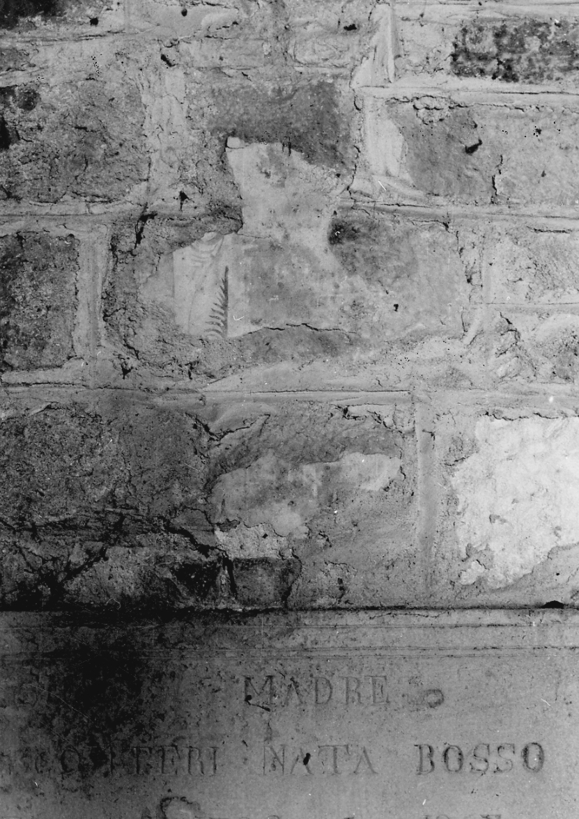 Santo (dipinto, frammento) - ambito astigiano (sec. XIV)