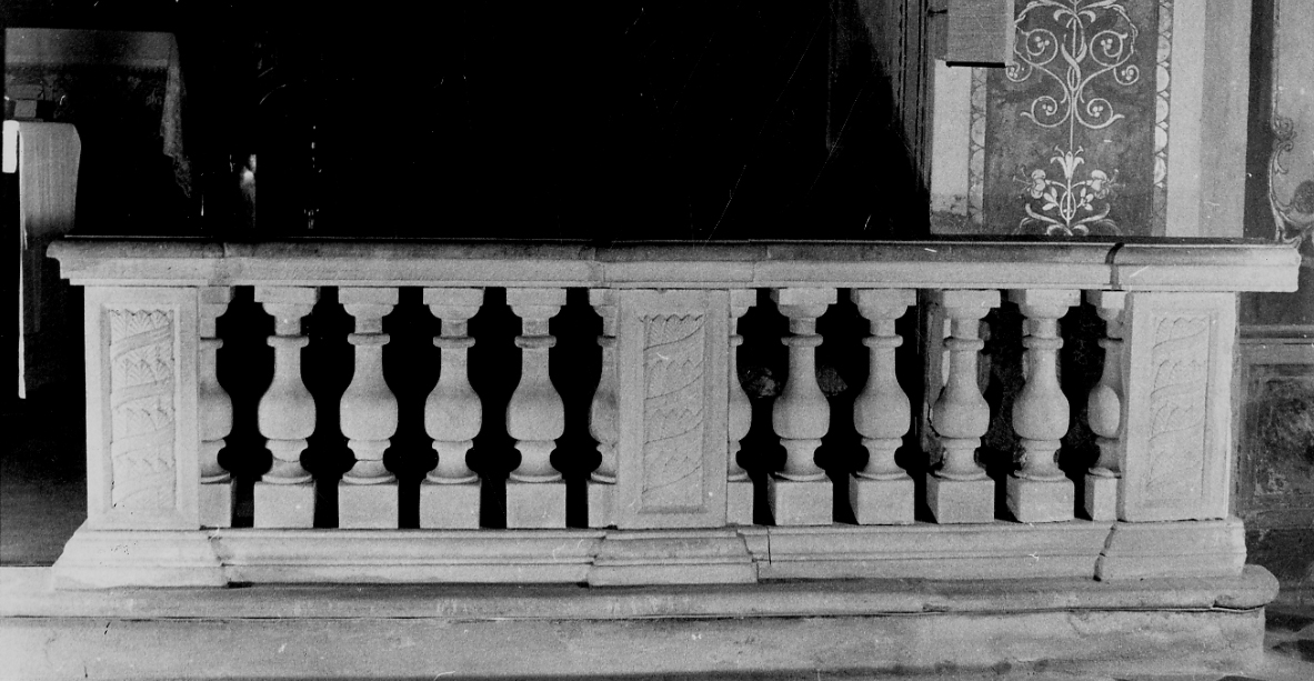 balaustrata, opera isolata - bottega astigiana (secondo quarto sec. XIX)