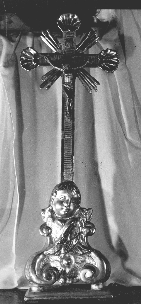 Cristo crocifisso (croce d'altare, opera isolata) - bottega piemontese (seconda metà sec. XIX)