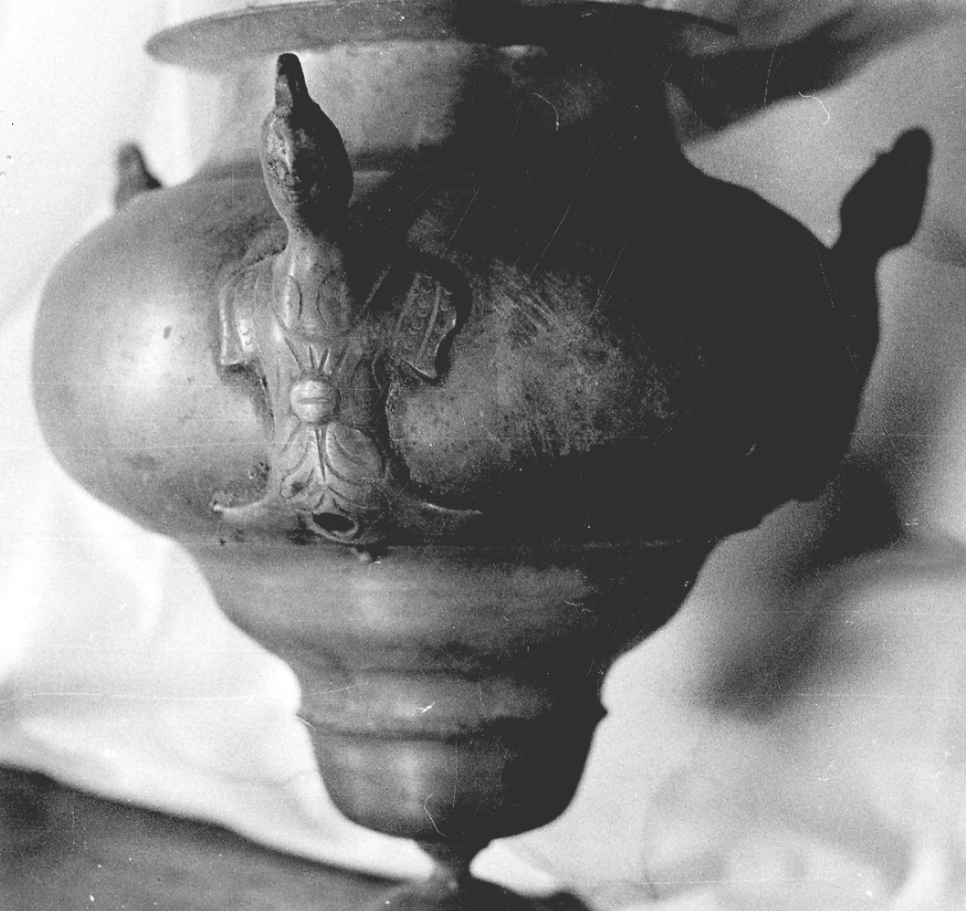 lampada pensile, opera isolata - bottega piemontese (prima metà sec. XIX)