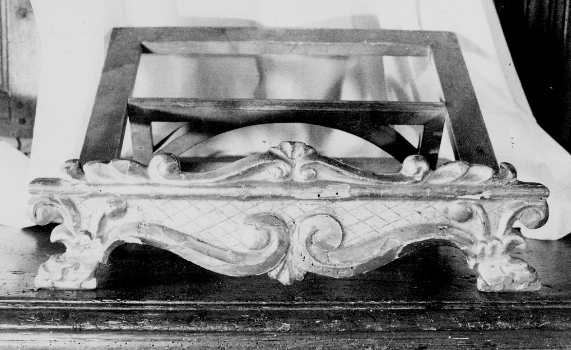 leggio d'altare, opera isolata - bottega piemontese (ultimo quarto sec. XVIII)