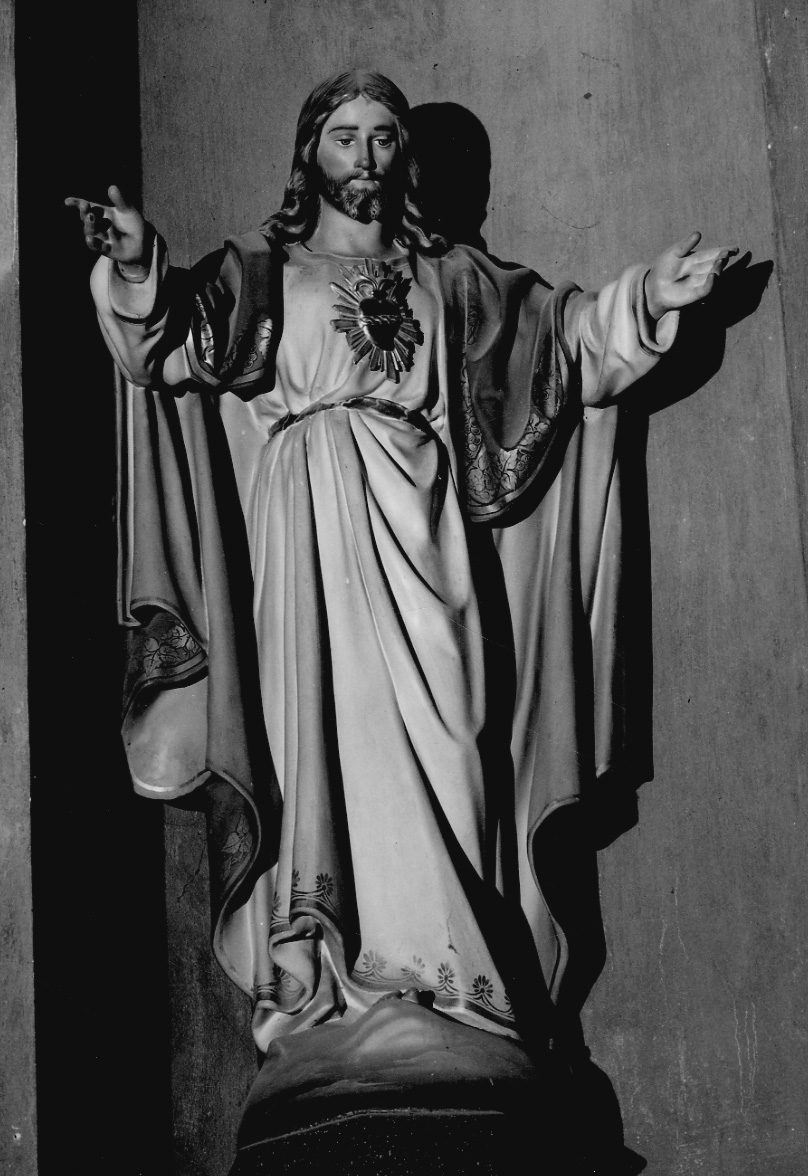 Sacro Cuore di Gesù (statua, opera isolata) - produzione piemontese (prima metà sec. XX)