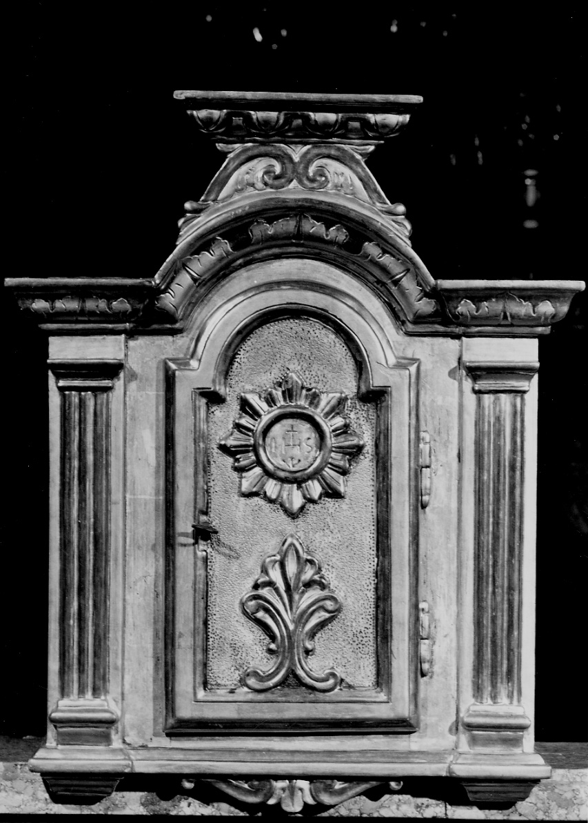 tabernacolo-tronetto per esposizione eucaristica, opera isolata - bottega piemontese (prima metà sec. XIX)