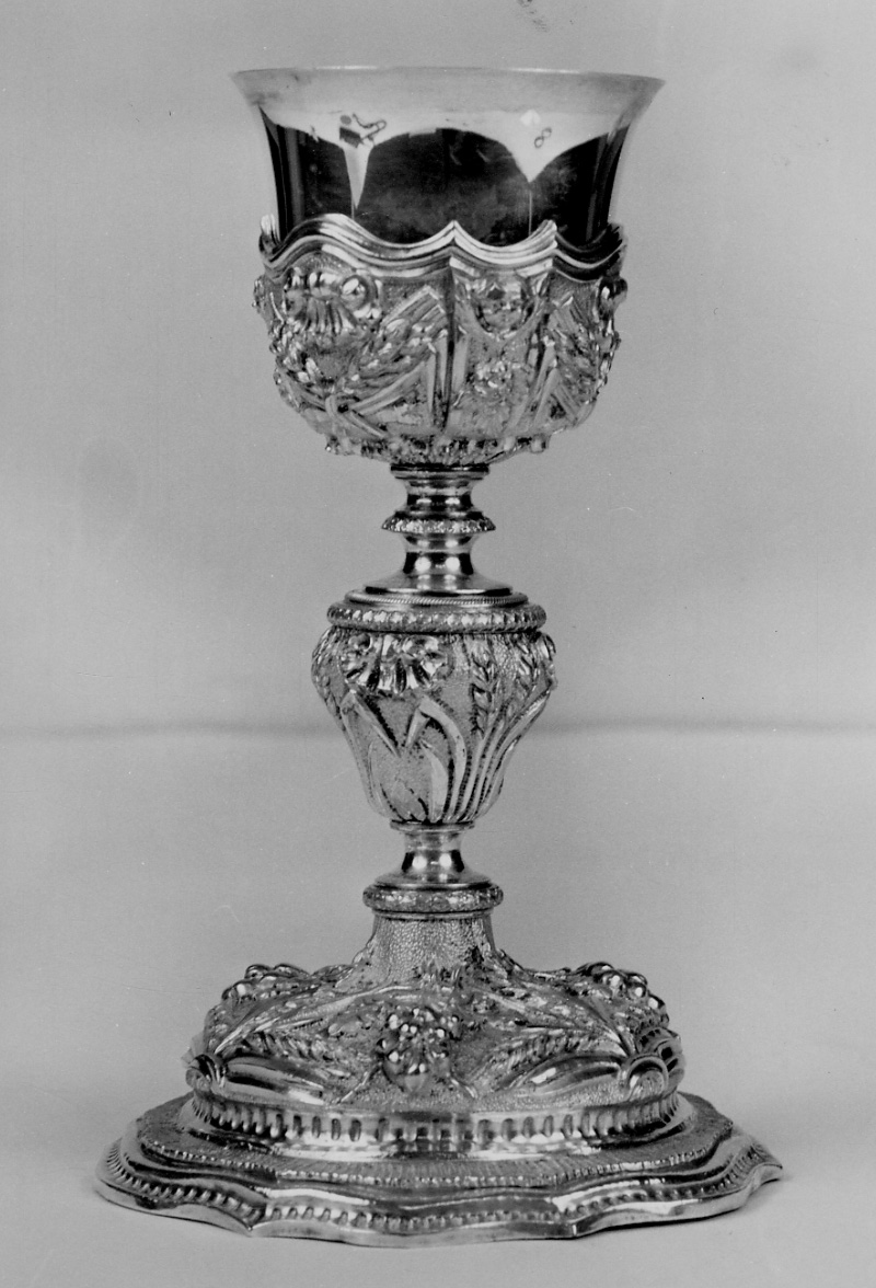 calice, opera isolata - bottega piemontese (seconda metà sec. XVIII)