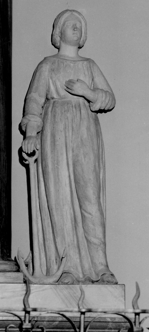 Speranza (statua, pendant) - bottega piemontese (terzo quarto sec. XIX)