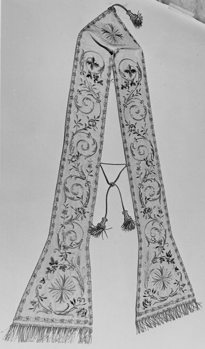 stola, opera isolata di Tappi Clemente Ditta (prima metà sec. XX)