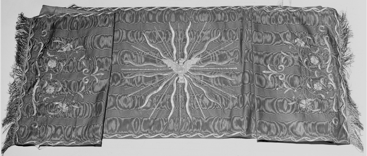 velo omerale, opera isolata - manifattura piemontese (seconda metà sec. XIX)
