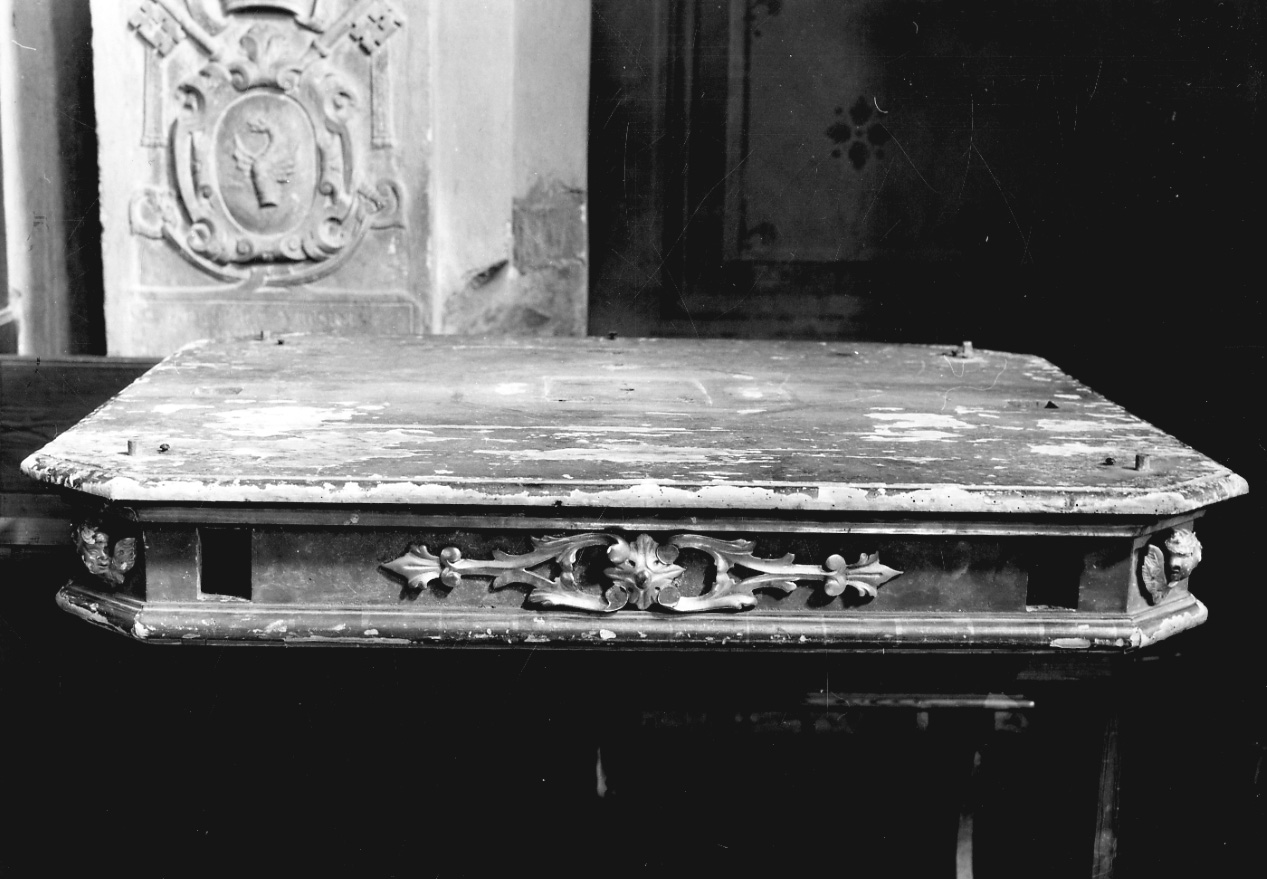 base processionale, opera isolata - bottega piemontese (seconda metà sec. XVIII)