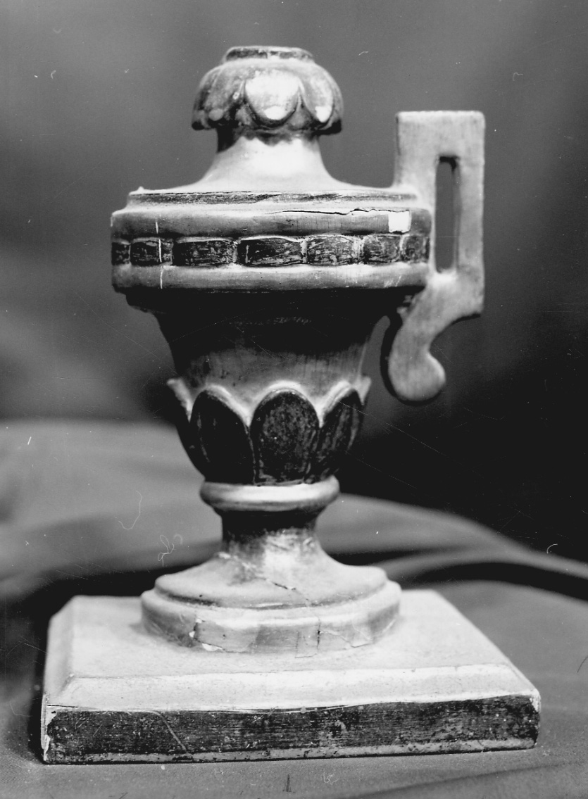 vaso d'altare per composizione floreale, opera isolata - bottega piemontese (inizio sec. XIX)