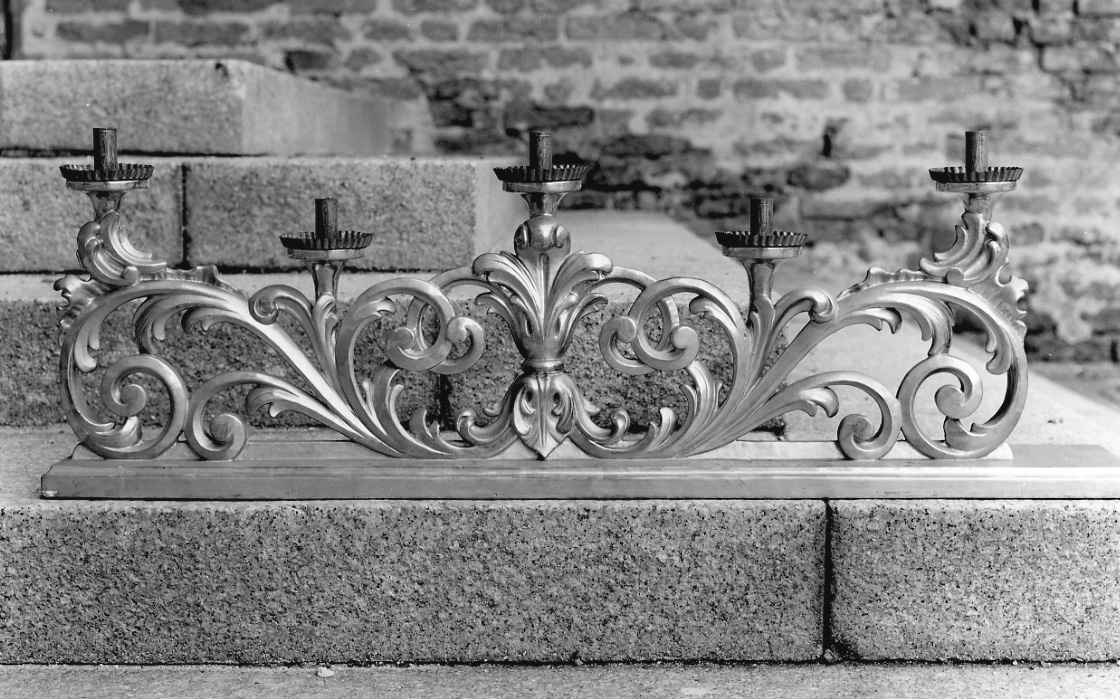 candelabro, coppia - bottega piemontese (ultimo quarto sec. XVIII)