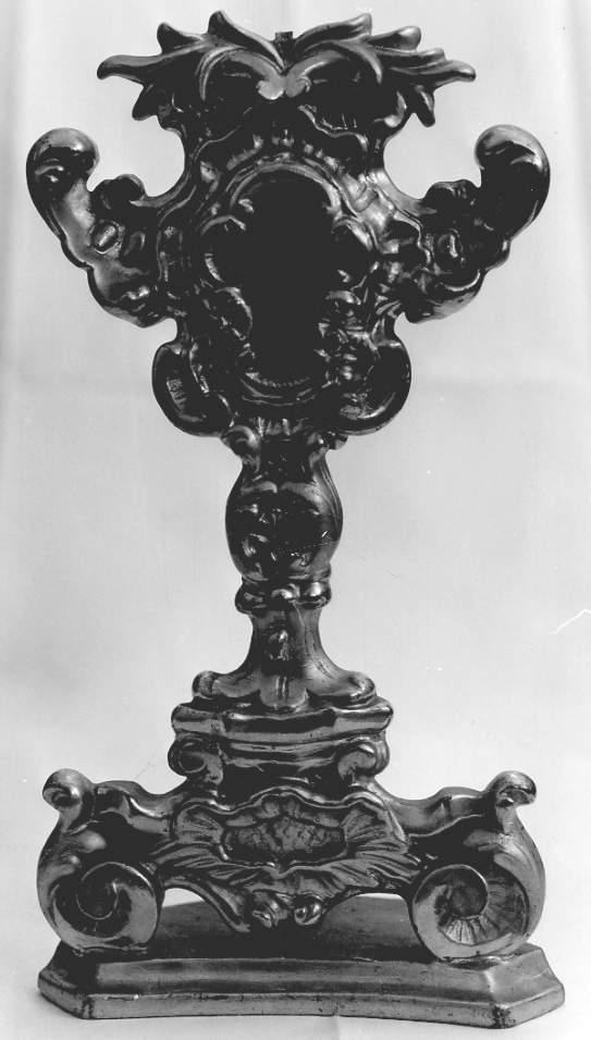 reliquiario - a tabella, opera isolata - bottega piemontese (seconda metà sec. XVIII)