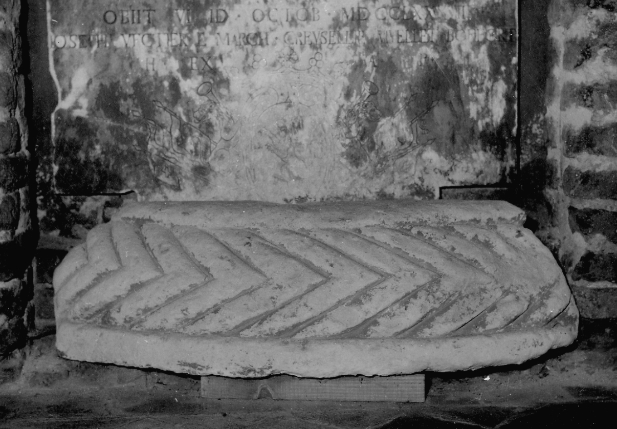 base di colonna, frammento - bottega Italia settentrionale (seconda metà sec. XIII)